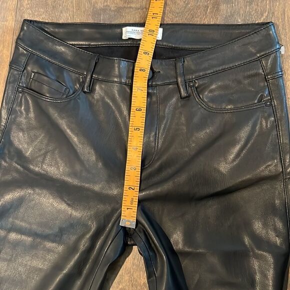 Zara faux leather black pants XS - Picture 7 of 9